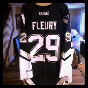 Marc Andre Fleury NHL Penguins CCM Hockey Jersey